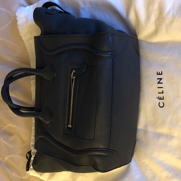 Celine Large Luggage Bag Pebbled Leather - Picture 7 of 7
